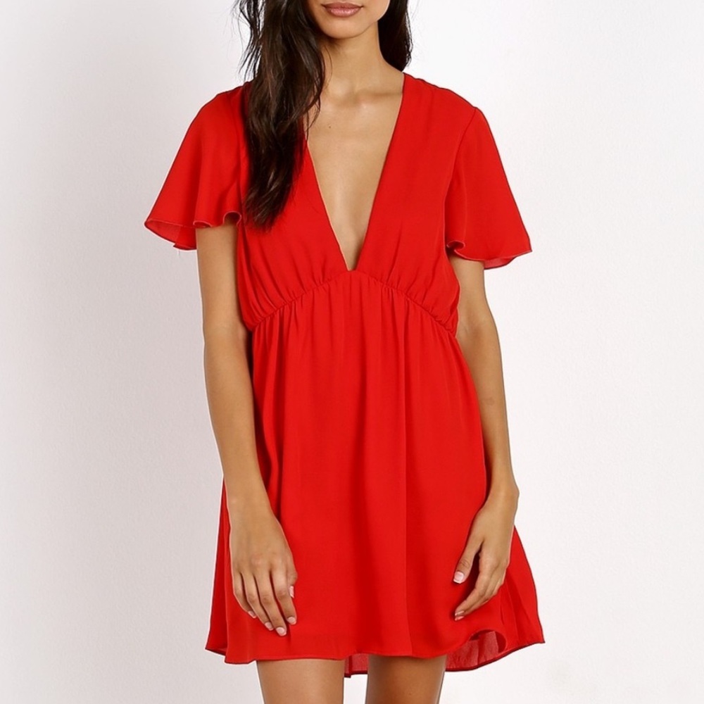 Red Austin Show Me Your MuMu Mini Dress
